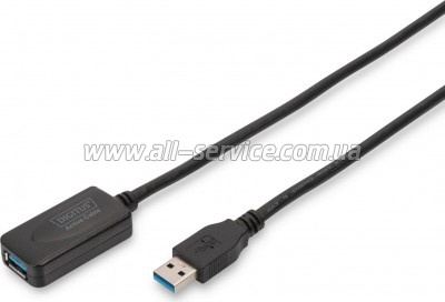 ���� ������ USB 3.0 AM/AF 5.0m Active Cable Digitus (DA-73104)