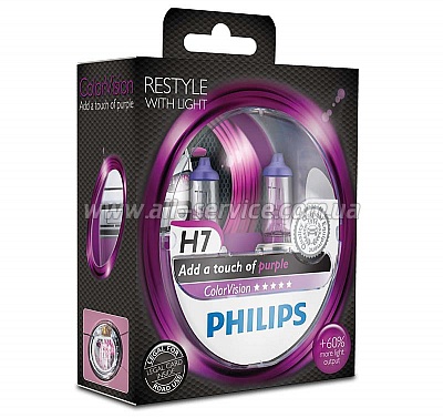    Philips H7 ColorVision Purple (12972CVPPS2)