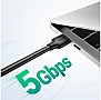 ���� ������ USB 3.0 AM/AM 3.0m US128 black Ugreen (90576)