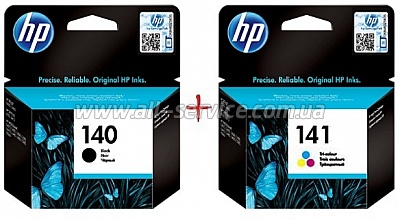   HP Officejet J5783/ J6483/ HP 140/ 141 Black/ Color (Set140)