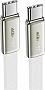 ���� ������ USB-C to USB-C 1.2m 60W 3A nylon white Acefast (6974316286257)
