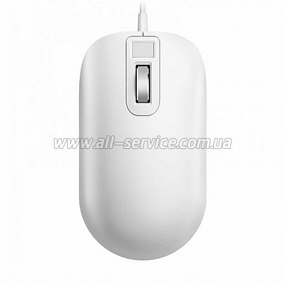  Xiaomi Jessis J1 Fingerprint Identification Mouse USB White (J1W)