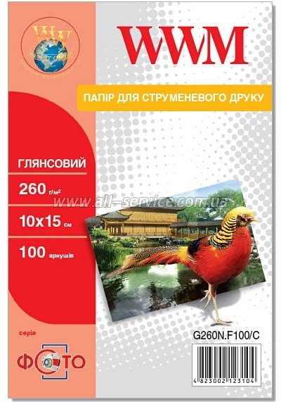  WWM Glossy 260/ 1015 100 (G260N.F100/C)