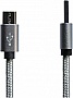 Дата кабель USB 2.0 AM to Micro 5P 1.0m Grey/Black Grand-X (FM02) Дата кабель USB 2.0 AM to Micro 5P 1.0m Grey/Black Grand-X (FM02)