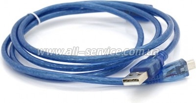 ���� ������ USB 2.0 AM to Micro 5P 1.5m blue Voltronic (YT-AM/Mc-1.5B/05500)