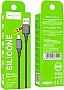 ���� ������ USB 2.0 AM to Micro 5P 1.0m Assistant silicone X101 black HOCO (6942007604055)