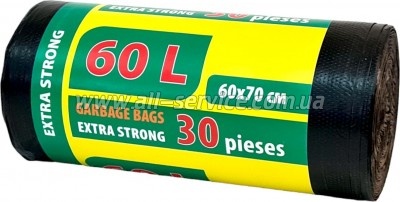Пакеты для мусора Grey Pack 60 л 30 шт. (l6030) Пакеты для мусора Grey Pack 60 л 30 шт. (l6030)