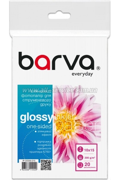 ���������� Barva Everyday Glossy 200�/� 10x15 20� (IP-CE200-215)