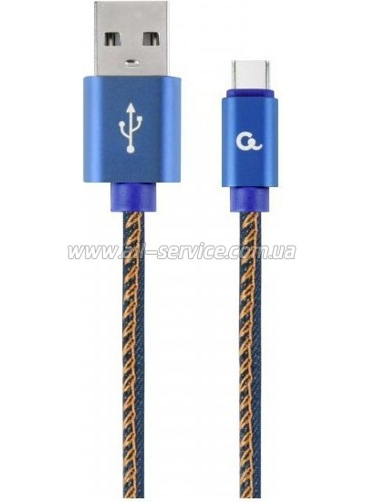 ���� ������ USB 2.0 AM to USB-C 1.0m Cablexpert (CC-USB2J-AMCM-1M-BL)