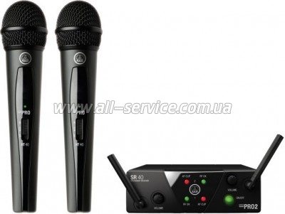  AKG WMS40 Mini2 Vocal Set BD ISM2/3 EU/US/UK (3350H00010)