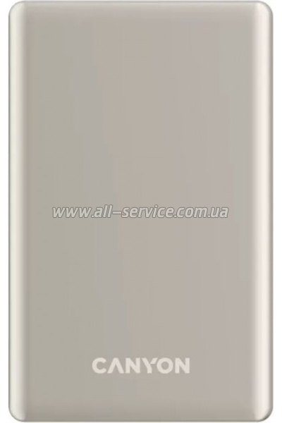   Canyon 5000mAh OnPower 505 slim Magsafe PD/20W Beige (CNS-CPB505BE)
