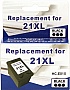 �������� MicroJet �21XL HP DJ3920/ 3940/ PSC1410/ ������ C9351CE black (HC-E01X)
