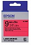  Epson LK3RBP LW-300/ 400/ 400VP/ 700 Pastel Blk/Red 9mm/9m (C53S653001)