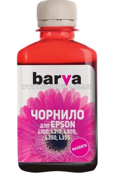  Barva Epson 664 Epson L100/ L210/ L300/ L350/ L355/ T6643 Magenta 180  (L100-403)