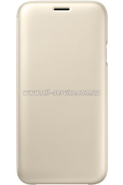  Samsung Wallet Cover   Galaxy J7 2017 (J730) Gold (EF-WJ730CFEGRU)