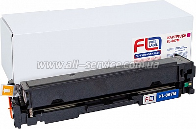 �������� FREE Label Canon 067 Canon MF650/ MF651/ MF655/ 657/ LBP630/ LBP631/ LBP633 ������ 5100C002 magenta (FL-067M)