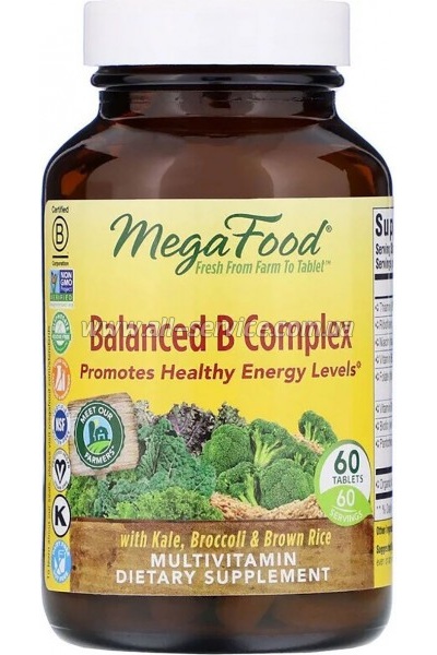  MegaFood    , Balanced B Complex, (MGF-10168)