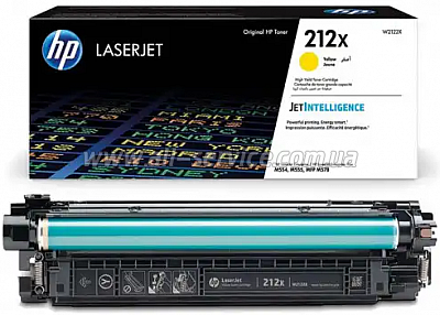  HP 212X CLJ M554/ M555/ M578 Yellow (W2122X)