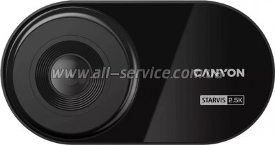  Canyon DVR25 WQHD 2.5K 1440p Wi-Fi Black (CND-DVR25)