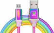 ���� ������ USB 2.0 AM to Micro 5P 1.0m Premium Rainbow REAL-EL (EL123500052)