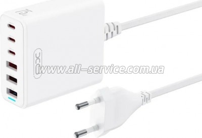 �������� ������� XO L133 3xUSB-A + 3xUSB-C 75W White (L133.white)