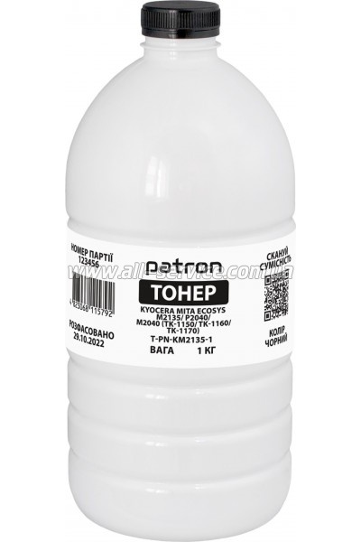 ����� Patron Kyocera Mita Ecosys M2135/ P2040/ M2040 ����� 1�� Black (PN-KM2135-1)