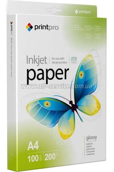  PrintPro Glossy 200/ A4 100 (PGE200100A4)