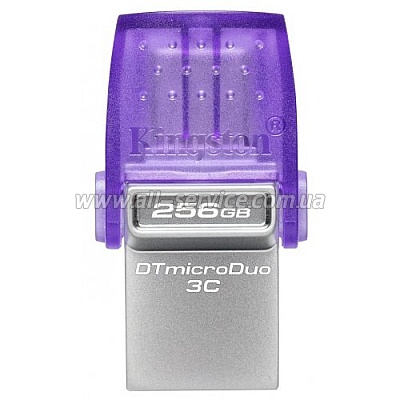  256GB Kingston DataTraveler microDuo 3C USB 3.2/Type C (DTDUO3CG3/256GB)