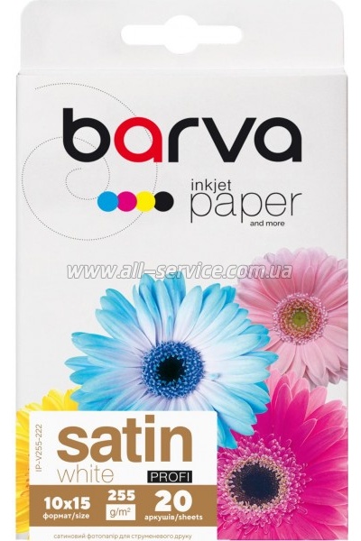 ���������� Barva Profi White satin 255�/� 10x15 20� (IP-V255-222)