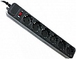 Сетевой фильтр Gembird 3м 6 розеток Black (SPG6-G-10B) Сетевой фильтр Gembird 3м 6 розеток Black (SPG6-G-10B)