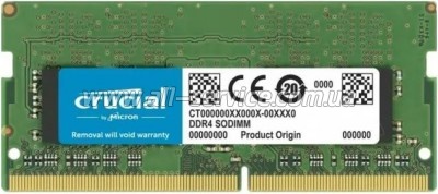     SoDIMM DDR4 8GB 3200 MHz Micron (CT8G4SFRA32AT)