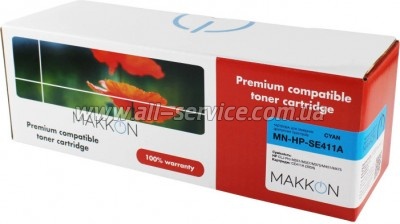 �������� Makkon HP LJ Pro M351 / M451 ������ CE411A Cyan (MN-HP-SE411A)