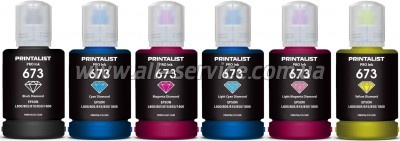   PRINTALIST Epson 673 Epson L800 6140 B/C/M/Y/LC/LM (PL673SET6)