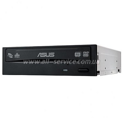  ASUS DVD+-R/RW 24x SATA DRW-24D5MT/BLK/B/AS (90DD01Y0-B10010)
