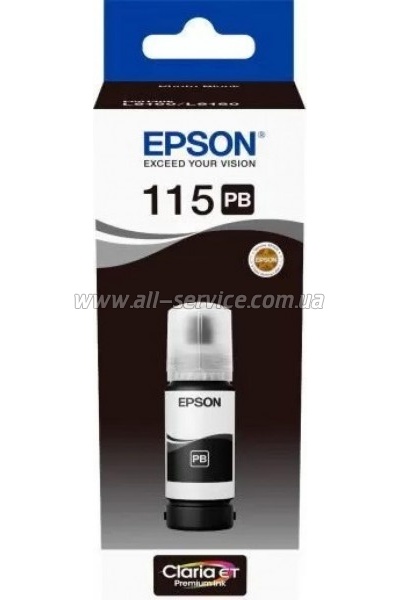 ��������� Epson 115 EcoTank L8160/ L8180 Photo Black (C13T07D14A)