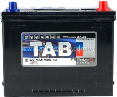 ���������� ������������ TAB 75 Ah/12V Polar S Euro Japan (246 875)
