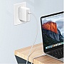 ���� ������ USB-C to USB-C 2.0m 5A 100W zinc alloy braided white ColorWay (CW-CBPDCC099-WT)