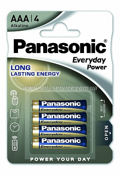  Panasonic LR03 AAA Everyday Power (LR03REE/4BR)