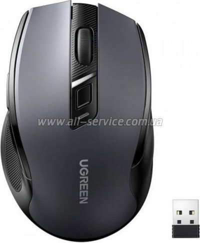 ����� Ugreen MU006 Ergonomic Wireless Gray/Black (15063)