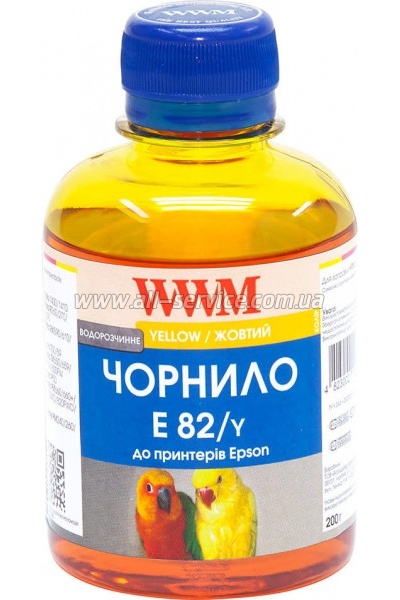  WWM 200 Epson Stylus Photo R270/ R390/ R1400/ RX590 Yellow (E82/Y)
