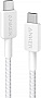 ���� ������ USB-C to USB-C 0.9m nylon 322 white Anker (A81F5H21/A81F5G21)