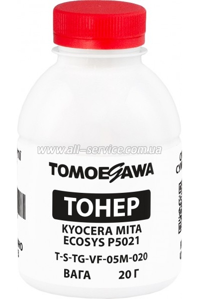 Тонер Tomoegawa Kyocera Mita Ecosys P5021 бутль 20г Magenta (TSM-VF-05M-020) Тонер Tomoegawa Kyocera Mita Ecosys P5021 бутль 20г Magenta (TSM-VF-05M-020)