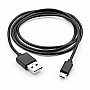   USB 2.0 AM to Micro 5P PVC 1.8m black Vinga (VCPDCM1.8BK)