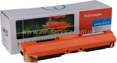 �������� Makkon HP CLJ Pro M176/ M177/ �F351A/ 130A/ ������ CF351A cyan (MN-HP-SF351A)