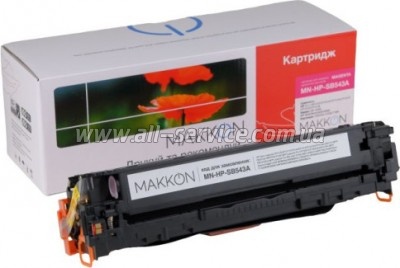 �������� Makkon HP CLJ CP1215/ CP1515/ CM1312 ������ CB543A Magenta (MN-HP-SB543A)