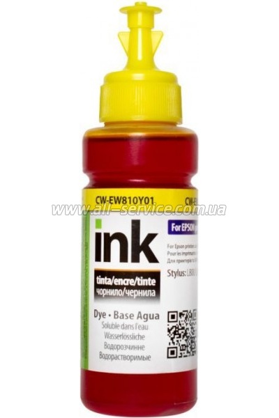 Colorway Epson L800/ 810/ 850 100 Yellow (CW-EW810Y01)