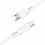 ���� ������ USB 2.0 AM to USB-C 1.2m 3.0A TPE White Acefast (6974316280873)