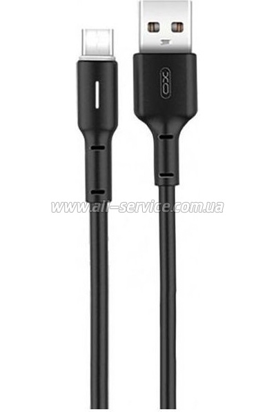 ���� ������ USB 2.0 AM to Micro 5P 1.0m 3A black XO (NB112-M-BK)