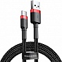 ���� ������ USB 2.0 AM to USB-C 1.0m Cafule 3A red black Baseus (CATKLF-B91)