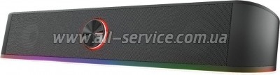   Trust GXT 619 Thorne RGB Illuminated Soundbar Black (24007)